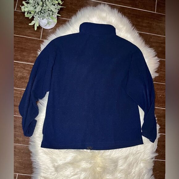 USA Olympic Navy fleece jacket sz Large - Picture 3 of 6